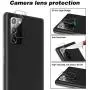 [4 Pack] TOCOL for Samsung Galaxy Note 20 [2 Pack] TPU Screen Protector and [2 Pack] Tempered Glass Camera Lens Protector HD Clear Bubble Free Case Friendly