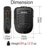 Inrico B01 Wireless Handheld Microphone Bluetooth Version 4.2 PTT for W7 N60 W2PLUS Android Mobile Radio Phone Work with Zello Real PTT