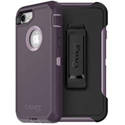 OtterBox DEFENDER SERIES Case for iPhone SE (2nd gen - 2020) and iPhone 8/7 (NOT PLUS) - Retail Packaging - PURPLE NEBULA (WINSOME ORCHID/NIGHT PURPLE)