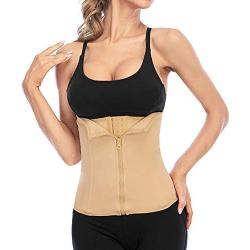 Waist Trainer Corset for Weight Loss Tummy Control Sport Workout Body Shaper with Zip&Hook