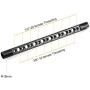 CAMVATE 15mm Cheese Rod with 1/4"-20 and 3/8"-16 Thread Hole for DSLR Rigs Camera Video Cage (197mm)
