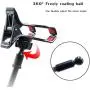 Universal Cell Phone Holder, 4326547903 Lazy Bracket Mobile Phone Stand, Flexible Gooseneck Long Arm Clip, Screw-Down-Fixed Bolt Clamp Style by AUXO-FUN (Black) Universal Cell Phone Holder, 4326547903 Lazy Bracket Mobile Phone Stand, Flexible Gooseneck Long Arm Clip, Screw-Down-Fixed Bolt Clamp Style by AUXO-FUN (Black)