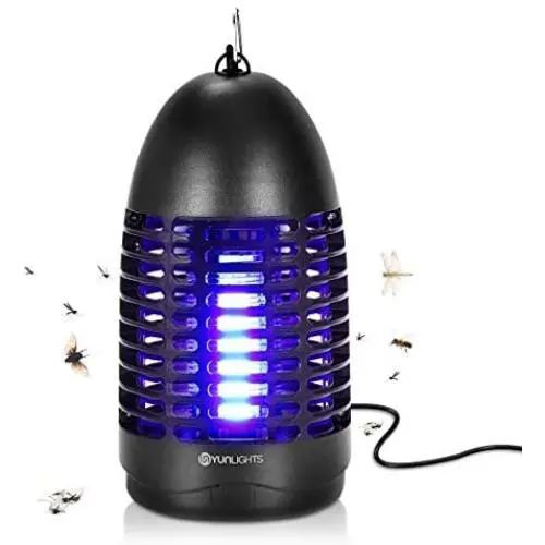 YUNLIGHTS Bug Zapper 8w Electric Fly Killer, Fly Traps Mosquito Zapper Plug-in with Hook, Hanging Standing Mosquito Killer Lamp Indoor, Flying Insect Trap for Indoor Use Upgraded(Black) YUNLIGHTS Bug Zapper 8w Electric Fly Killer, Fly Traps Mosquito Zapper Plug-in with Hook, Hanging Standing Mosquito Killer Lamp Indoor, Flying Insect Trap for Indoor Use Upgraded(Black)