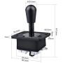 Quimat Arcade Game Button Joysticks Controller DIY Kit Supports Rapsberry Pi, Windows, PS3, PS2, Android, Tablet, Mobile Phone TV Box, 4/8 Way Joystick 11 Red Push Buttons (QR08-Q)