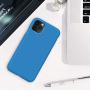 SURPHY Silicone Case Compatible with iPhone 11 Pro Max Case 6.5 inch, Liquid Silicone Full Body Thickening Design Phone Case (with Microfiber Lining) for iPhone 11 Pro Max 6.5 2019 (Blue)
