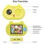 Kids Camera, LifeBasis 12MP HD Child Digital Photo Video Camera WiFi Wireless Connection, 2.0 inch Screen Mini Cartoon Camcorder Rechargeable Shockproof Camera for Kids Gifts with 16G TF Card