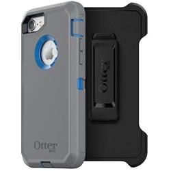 OtterBox DEFENDER SERIES Case for iPhone SE (2nd gen - 2020) and iPhone 8/7 (NOT PLUS) - Retail Packaging - MARATHONER (COWABUNGA BLUE/GUNMETAL GREY), Single