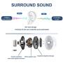 Wireless Earbuds Bluetooth 5.0 Earbud Headphones, IPX5 Waterproof Headphones 3D Noise Canceling Headphones in-ear Headphones with Fast Charging Case for iPhone / Android / Apple Airpods