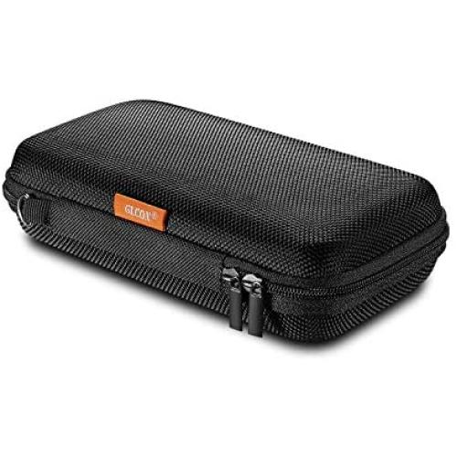 GLCON Portable Protection Hard EVA Case for External Battery,Cell Phone,GPS,Hard Drive,USB/Charging Cable,Carrying Bag Mesh Inner Pocket,Zipper Enclosure n Durable Exterior,Universal Travel Pouch Bag