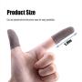 Finger Sleeves for Gaming, StickyDeal 8-Pack Mobile Game Finger Sleeve Sets Touch Screen Finger Cot Smooth Thin Anti-Sweat Breathable for PUBG/Knives Out/Rules of Survival