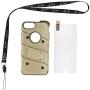 ZIZO Bolt Series for iPhone 8 Plus Case Military Grade Drop Tested Glass Screen Protector Holster iPhone 7 Plus case Desert TAN CAMO Green