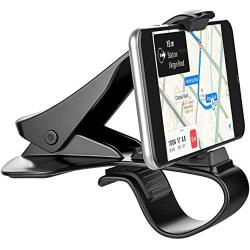 Car Phone Holder, Dashboard Car Phone Mount Phone Holder Cell Phone Clip for Car Dashboard Compatible with iPhone Xs/XS MAX/XR/X/8/8 Plus/7/7Plus/6s Galaxy S10/S9/S8/S7/Note 9 Google Pixel (2020)