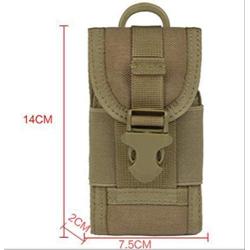 Multi-Functional Tactics 5 Inch Mobile Phone Bag Bag Outdoor Waist Hanging Mobile Phone Cover Military Fan Bag Accessories Bag