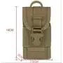 Multi-Functional Tactics 5 Inch Mobile Phone Bag Bag Outdoor Waist Hanging Mobile Phone Cover Military Fan Bag Accessories Bag