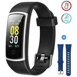 YAMAY Fitness Tracker with Blood Pressure Monitor Heart Rate Monitor,IP68 Waterproof Activity Tracker 14 Mode Smart Watch with Step Counter Sleep Tracker,Fitness Watch for Women Men