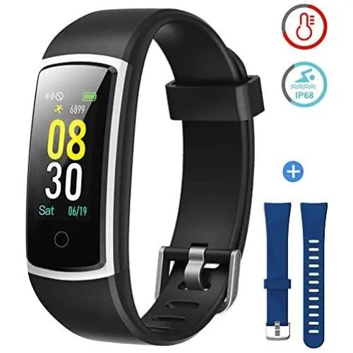 YAMAY Fitness Tracker with Blood Pressure Monitor Heart Rate Monitor,IP68 Waterproof Activity Tracker 14 Mode Smart Watch with Step Counter Sleep Tracker,Fitness Watch for Women Men YAMAY Fitness Tracker with Blood Pressure Monitor Heart Rate Monitor,IP68 Waterproof Activity Tracker 14 Mode Smart Watch with Step Counter Sleep Tracker,Fitness Watch for Women Men