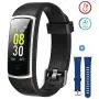 YAMAY Fitness Tracker with Blood Pressure Monitor Heart Rate Monitor,IP68 Waterproof Activity Tracker 14 Mode Smart Watch with Step Counter Sleep Tracker,Fitness Watch for Women Men YAMAY Fitness Tracker with Blood Pressure Monitor Heart Rate Monitor,IP68 Waterproof Activity Tracker 14 Mode Smart Watch with Step Counter Sleep Tracker,Fitness Watch for Women Men