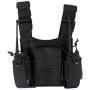 Lewong Universal Radio Chest Harness Bag Pocket Pack Holster  for Two Way Radio (Rescue Essentials)