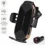 Wireless Charger Car Touch Sensing Automatic Retractable Clip Fast Charging Compatible for iPhone Xs Max/XR/X/8/8Plus Samsung S9/S8/Note 8 Wireless Charger Car Touch Sensing Automatic Retractable Clip Fast Charging Compatible for iPhone Xs Max/XR/X/8/8Plus Samsung S9/S8/Note 8