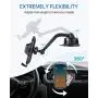 Andobil Car Phone Mount Easy Clamp, Dashboard Windshield Air Vent Cell Phone Holder Anti-Shake Strong Suction Universal Cradle Compatible iPhone 11 Pro Max/XS/SE/7, Samsung Galaxy S20+/Note 10/S8 Plus