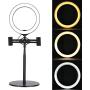 LED Ring Fill Light, Portable Phone Photography Fill Light, for Outdoor Photography Lights, Indoor Fill Light, Portrait, Fashion, Advertising Photography, Shooting Video, Live Broadcast