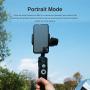 MOZA Mini-S Smartphone Gimbal, One-Button Zoom Object Tracking Foldable 3 Axis Gimbal Stabilizer for Smartphone iPhone Xs/Max/Xr/X/8/7/6 Plus Samsung Note 8/S8