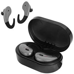 Wireless Bluetooth Earbuds 5.0 with Charging Case and Mic for iPhone Android Cell Phones Headset IPX5 Waterproof Earphones in Ear TWS Deep Bass Stereo Headphones for Sports-Grey