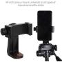 2 Pack Phone Mount Tripod Adapter - Universal Cell Phone Clamp Holder, Tripod Firm Attachment for iPhone, Galaxy and Other Smartphones