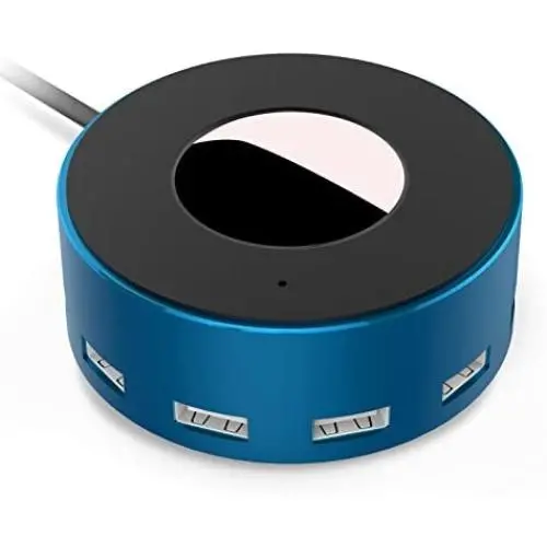 Vogek 6-Port USB Charger Desktop Charging Station with Smart Identification (Blue) Vogek 6-Port USB Charger Desktop Charging Station with Smart Identification (Blue)