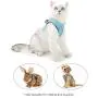 OLSCROM Cat Harness and Leash Set,Soft and Comfortable Cat Walking Jacket with Running Cushioning and Anti-Escape for Puppies with Cationic Fabric