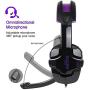 Updated Gaming Headphones,SADES SA930 Wired 3.5mm Stereo Sound Computer Gaming Headset with Microphone,Noise Isolating Volume Control for Pc/Mac/Ps4/Phone/Tablet(Black Purple)