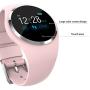 ZEERKEER Fitness Tracker Wristband, Heart Rate/Blood Pressure/Blood Oxygen Monitoring, Color Screen Display Waterproof IP67 Smart Watch (Pink)