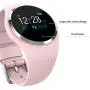 ZEERKEER Fitness Tracker Wristband, Heart Rate/Blood Pressure/Blood Oxygen Monitoring, Color Screen Display Waterproof IP67 Smart Watch (Pink)