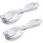 USB Charging Cable 10 Feet Gamepad 2 Pack USB Charger Power Cable Cord for Nintendo Wii U Gamepad Controller