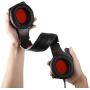 LFJNET V-1 Gaming Headset RGB Illuminated Wired Headphones Universal for Smart Phone Notebook red