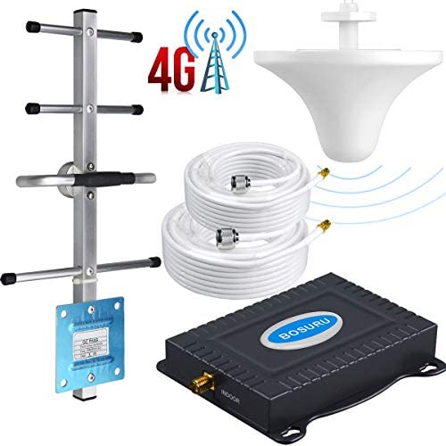 Cell Phone Signal Booster AT&T 4G LTE Band12/17 700Mhz ATT Cell Signal Booster Boost Voice +Data Cell Signal Amplifier AT&T Signal Booster ATT Cell Phone Signal Amplifier with Antenna Kits Home Use