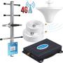 Cell Phone Signal Booster AT&T 4G LTE Band12/17 700Mhz ATT Cell Signal Booster Boost Voice +Data Cell Signal Amplifier AT&T Signal Booster ATT Cell Phone Signal Amplifier with Antenna Kits Home Use
