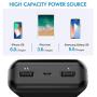 Power Bank Portable Charger 26800mAh Portable Phone Charger with Dual Ports Output,Phone Battery Backup with Visible LED Screen External Charger for iPhone,Samsung Galaxy,iPad and More.