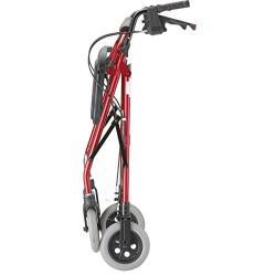 NOVA Cruiser Deluxe Rollator Walker, Red