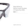 Uvex by Honeywell Genesis Safety Glasses with Uvextreme Anti-Fog Coating, Vapor Blue Frame