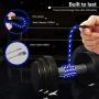 Light up iPhone Charger {MFI Apple Certified} AKAMOS 5ft LED iPhone Charger with Flowing led, USB to Lightning Cable with Quick Charge, Compatible with Phone11/11pro Max/XR/8/8Plus/7/6(Flowing Blue)