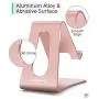 LORERAN Cell Phone Stand, Phone Dock, Phone Holder, Cradle for Smartphone and Tablet, Aluminum Stand Compatible with Samsung iPhone 11 Pro Xs Xs Max Xr X 8 7 6 6s Plus 5 5s 5c -(Rose-Pink)