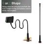 Cell Phone Clip on Stand Holder - with Grip Flexible Long Arm Gooseneck Bracket Mount Clamp for iPhone X/8/7/6/6s/5 Samsung S8/S7, used for bed, desktop, Black Cell Phone Clip on Stand Holder - with Grip Flexible Long Arm Gooseneck Bracket Mount Clamp for iPhone X/8/7/6/6s/5 Samsung S8/S7, used for bed, desktop, Black