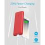 Portable Charger Anker PowerCore 20100mAh - Ultra High Capacity Power Bank with 4.8A Output, External Battery Pack for iPhone, iPad & Samsung Galaxy & More (Red)