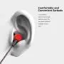 Earphones,OARIE in-Ear Headphones Stereo Earbuds with Microphone for iPhone, iPod, iPad, Samsung (Red) Earphones,OARIE in-Ear Headphones Stereo Earbuds with Microphone for iPhone, iPod, iPad, Samsung (Red)