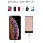 Portable Charger Power Bank Battery - by TalkWorks | 4000 mAh | Cell Phone Backup External Dual USB Power Pack for Apple iPhone 11, XR, XS, X, 8, 7, 6, iPad & Android for Samsung Galaxy - Rose Gold Portable Charger Power Bank Battery - by TalkWorks | 4000 mAh | Cell Phone Backup External Dual USB Power Pack for Apple iPhone 11, XR, XS, X, 8, 7, 6, iPad & Android for Samsung Galaxy - Rose Gold
