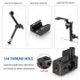 SMALLRIG 15mm Rod Clamp Rail Connector Adapter with 1/4’’ Threads for DSLR Rig – 843