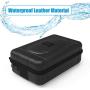 AMVR Leather Fashion Travel Case for Storage Oculus Quest VR Gaming Headset and Touch Controllers,Gamepad,Mobile Power Accessories Waterproof Carrying Bag (Renewed)