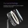 simplehuman 5" Round Mini Travel Sensor Makeup Mirror, 10x Magnification, Rechargeable, Rose Gold Stainless Steel