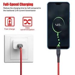 USB C Cable,4Pack(3ft / 6ft) 2 CyvenSmart 3A Faster Charger Cable Cord,Premium Nylon USB-C to USB-A Fast Charging Type C Cables Compatible for Samsung Galaxy S10 / S9 / S8 / Note 8,LG V20 / V30 / V40